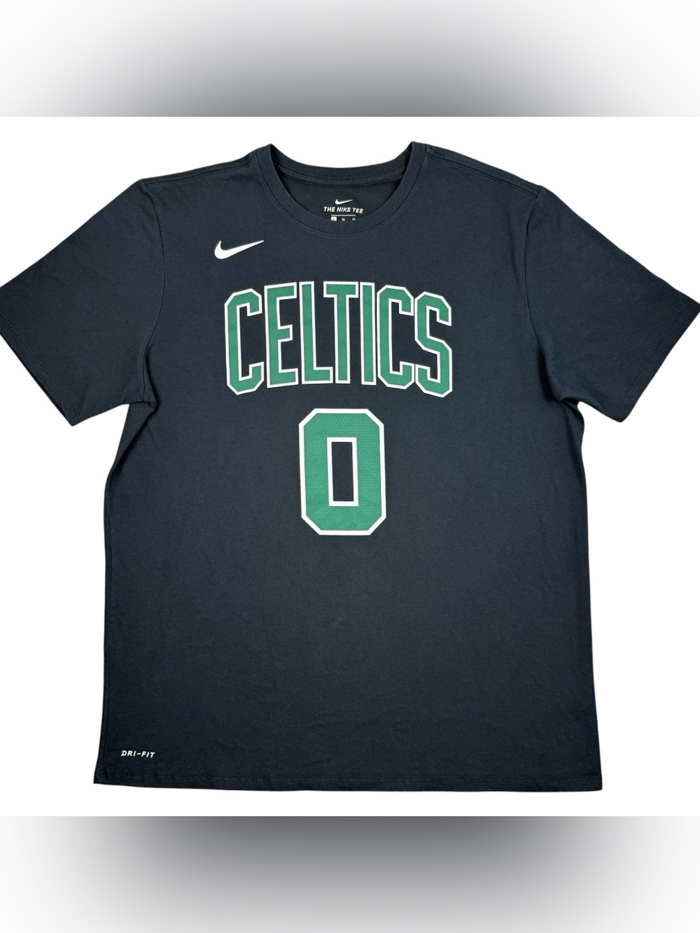 Nike Jayson Tatum Boston Celtics Men’s Black NBA Basketball #0 T-shirt Jersey XL